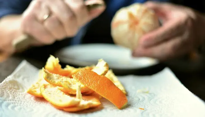 sbiancare i denti: buccia d'arancia