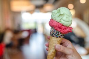 gelato a pranzo